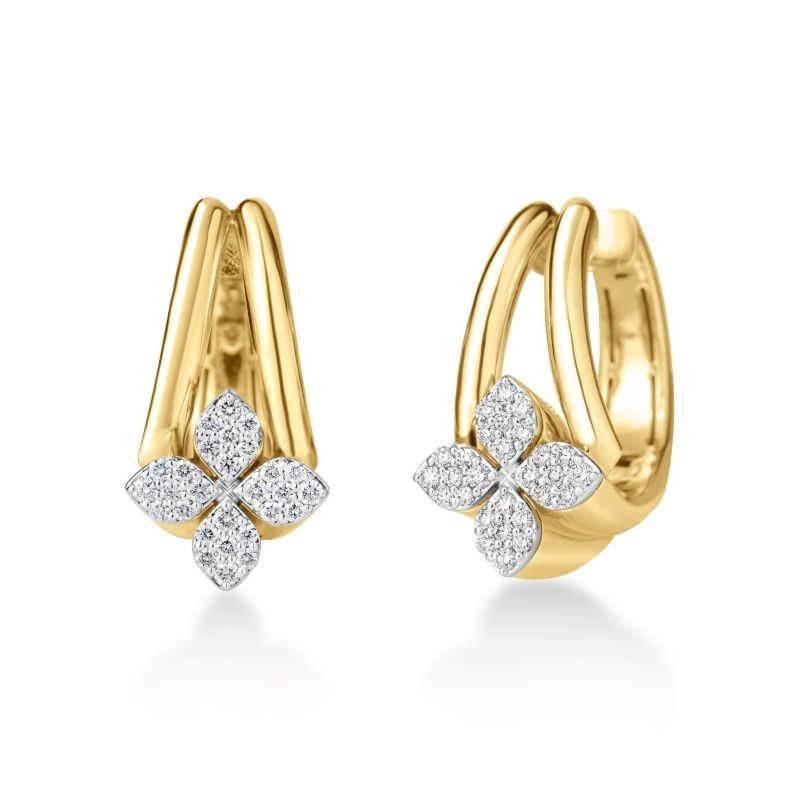 Roberto Coin Love in Verona Small Double Hoop Earring