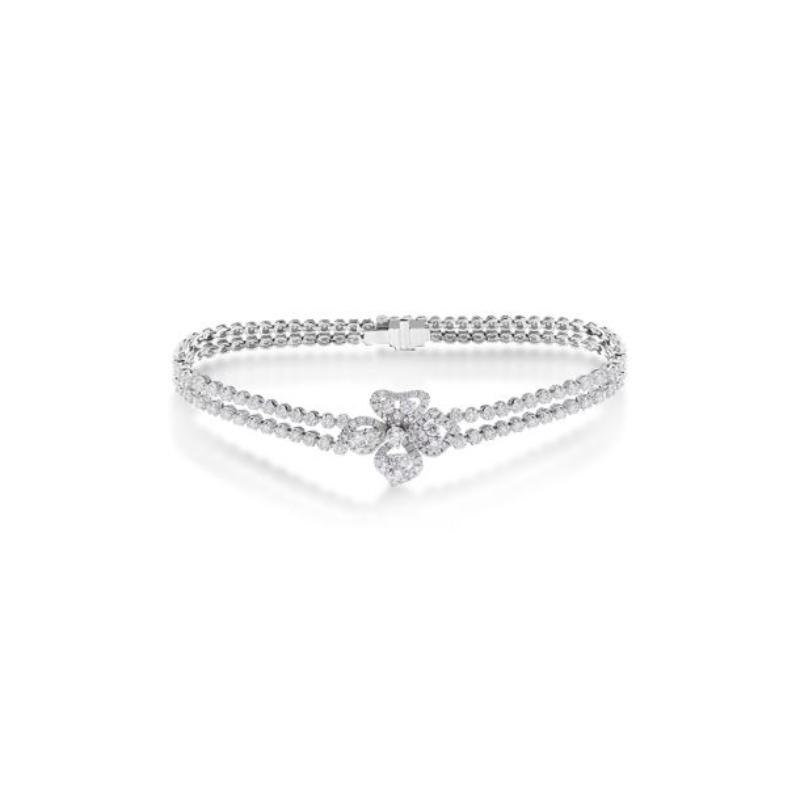 Roberto Coin 18K White Gold Cento Couture Double Bracelet