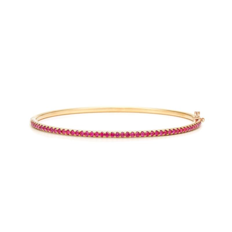 Kwiat Stackable Bangle with Rubies