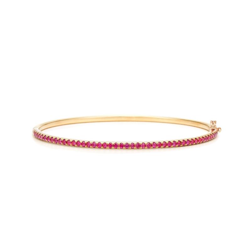 Kwiat Stackable Bangle with Rubies