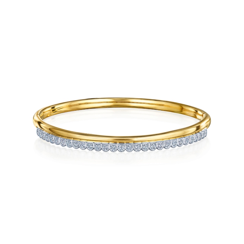 Kwiat Sirena Two-Tone Bangle Bracelet
