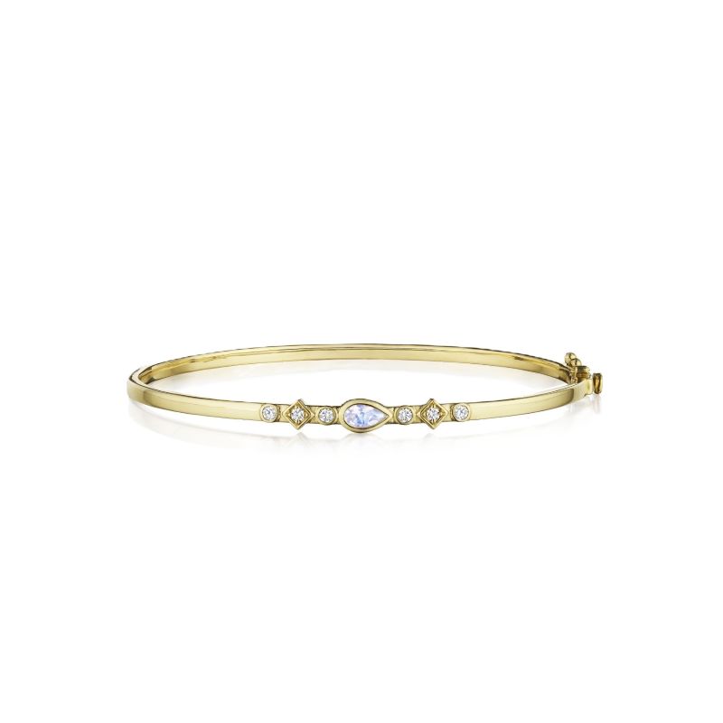 Penny Preville Moonstone Bangle Bracelet