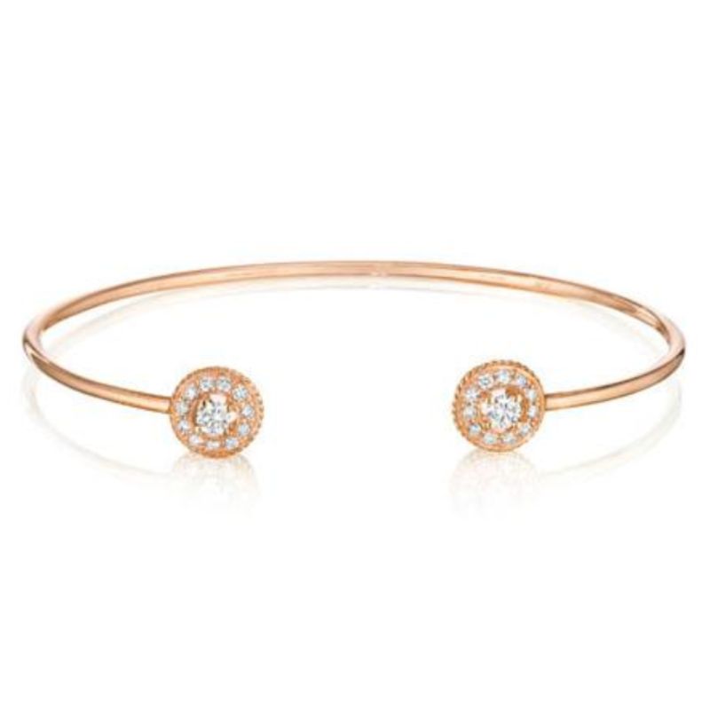 Penny Preville 18K Rose Gold Cuff Bracelet