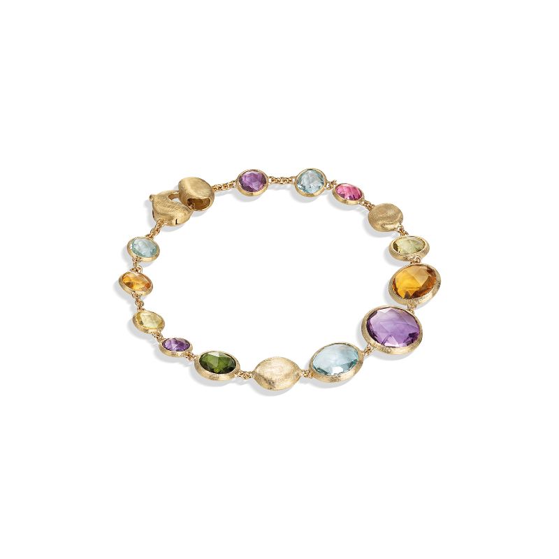 Marco Bicego Jaipur Collection Yellow Gold Mixed Color Bracelet
