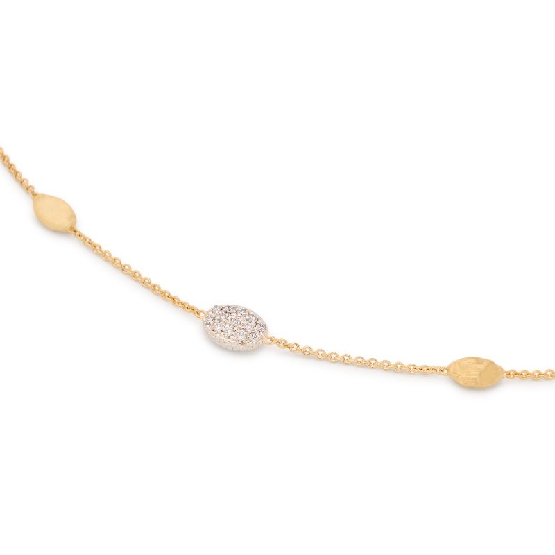 Marco Bicego Siviglia 18K Yellow Gold Small Bead Chain Bracelet