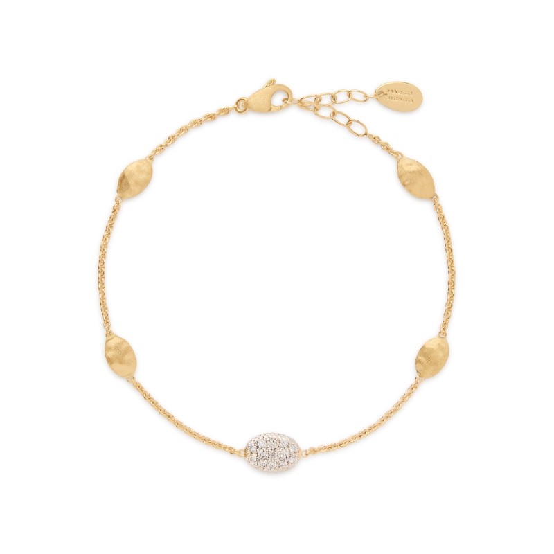 Marco Bicego Siviglia 18K Yellow Gold Small Bead Chain Bracelet