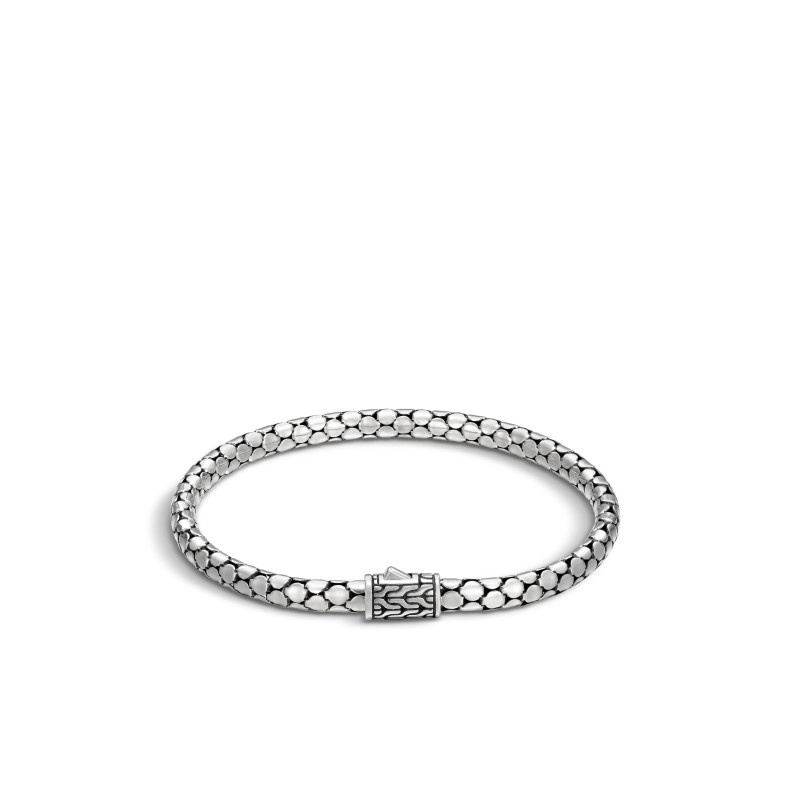 Sterling Silver Dot Small Chain Bracelet