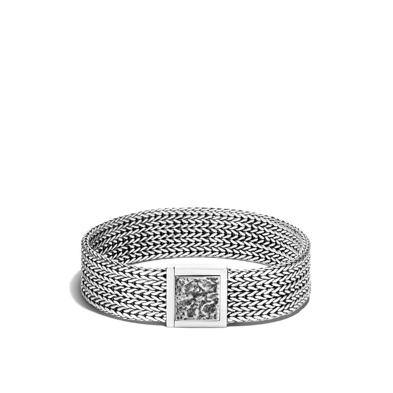 Chain Classic Sterling Silver Rata Chain Bracelet, Size M