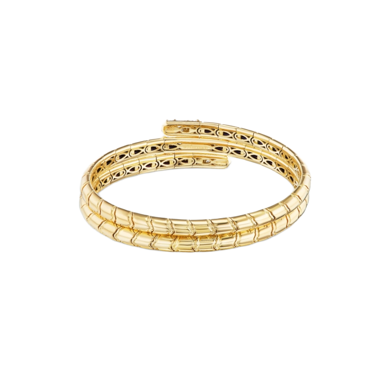 18K Yellow Gold Ondine Triple Bangle Bracelet