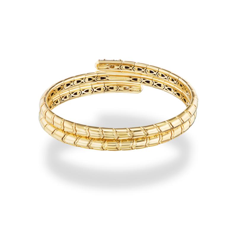 18K Yellow Gold Ondine Triple Bangle Bracelet