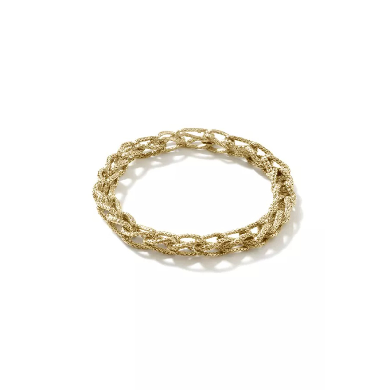18K Yellow Gold Asli Classic Link Chain Bracelet