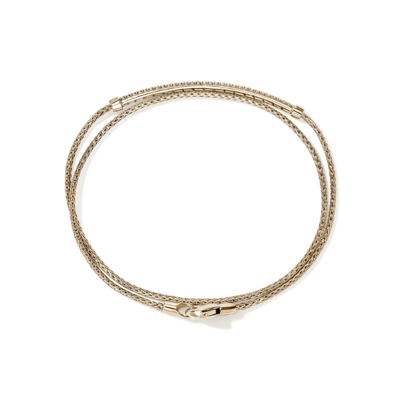 Essential Pave Wrap Bracelet