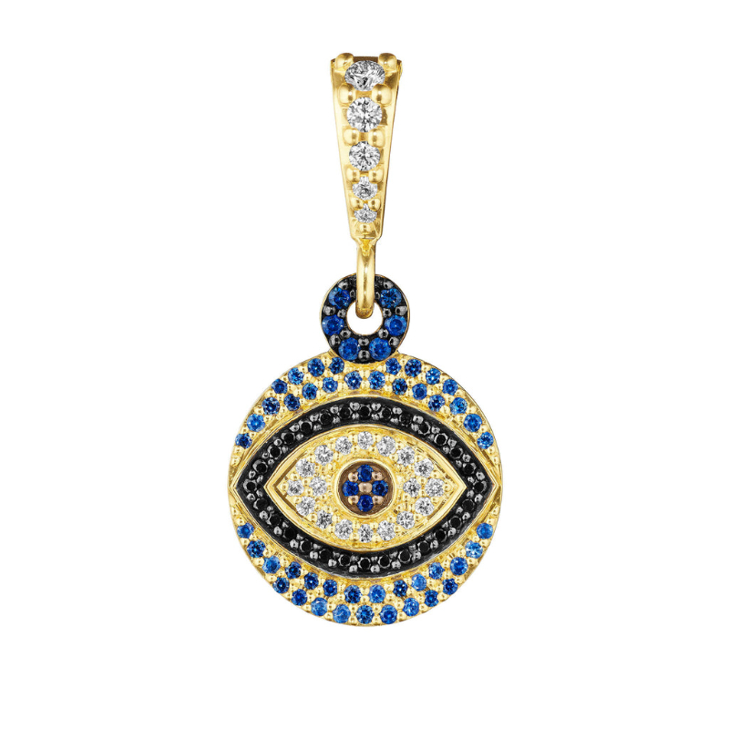 Penny Preville 18K Yellow Gold Evil Eye Round Evil Eye Enhancer