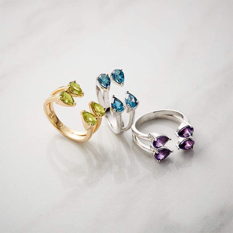 Pear Fashion Ring