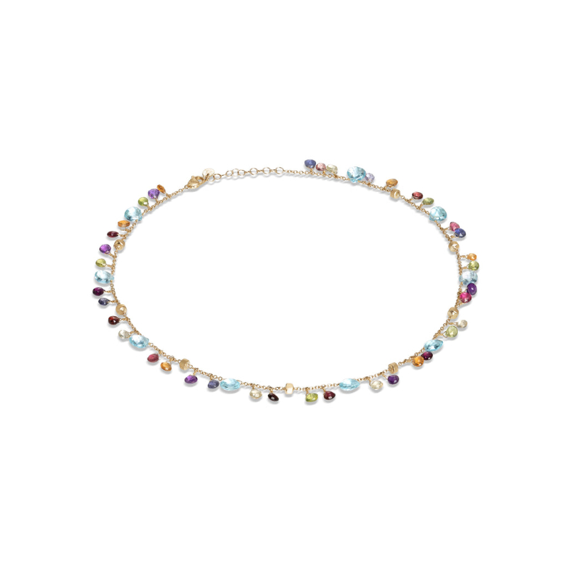 Marco Bicego 18K Yellow Gold Paradise Mix Gemstone Necklace