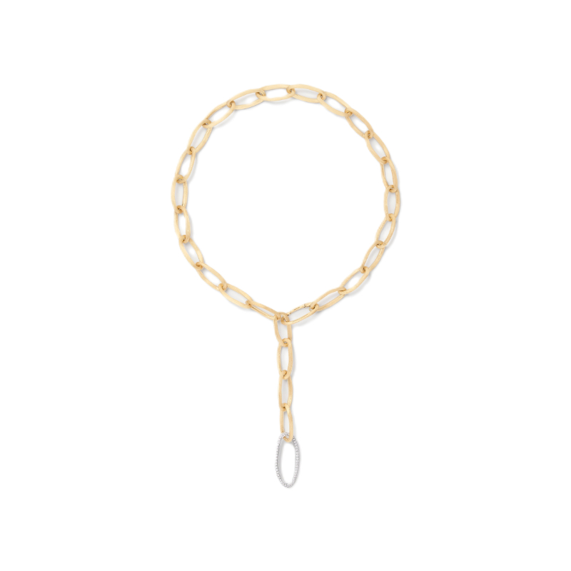 Marco Bicego Jaipur Link Alta Convertible Oval Link Lariat Necklace