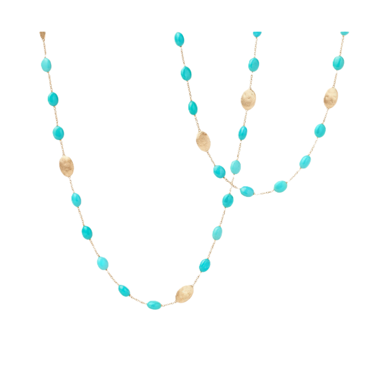 Marco Bicego Siviglia Turquoise Long Station Necklace