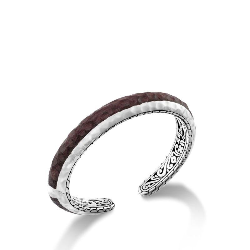 Palu Silver Slim Cuff Bracelet