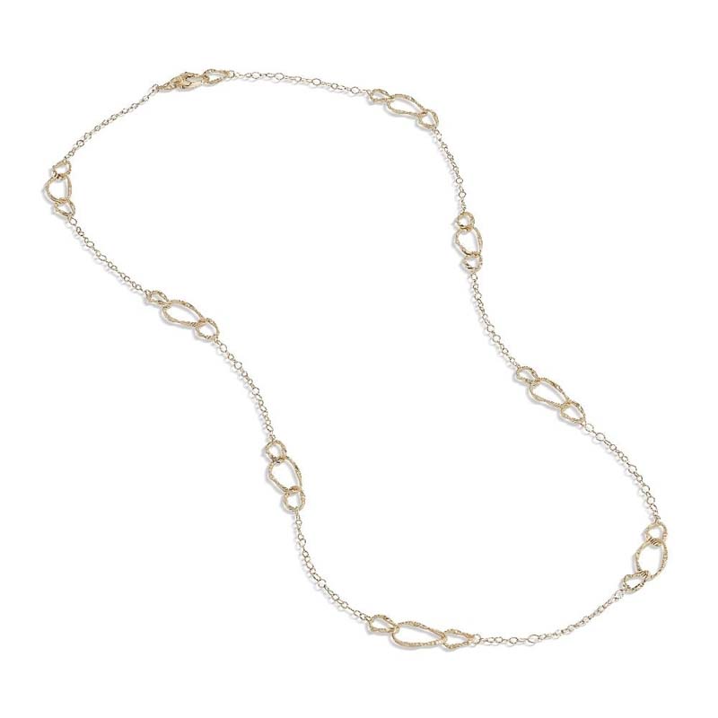 Marco Bicego Marrakech Onde Collection 18K Yellow Gold Link Necklace