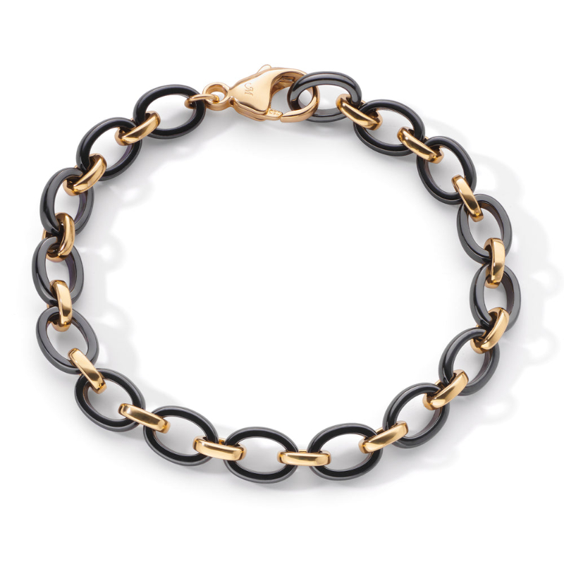 Monica Rich Kosann 18K Yellow Gold Audrey Link Bracelet