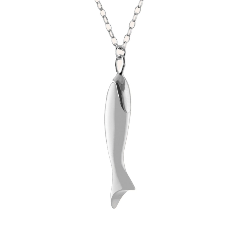 Monica Rich Kosann Perseverance Fish  Pendant Necklace