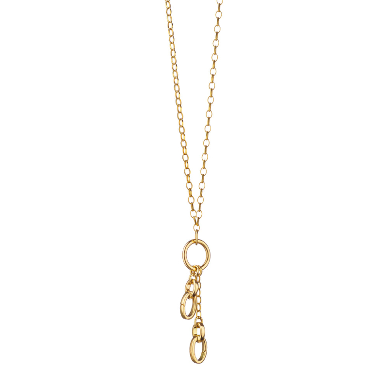 Monica Rich Kosann 18K Yellow Gold Belcher Small Charm Enhancer Chain