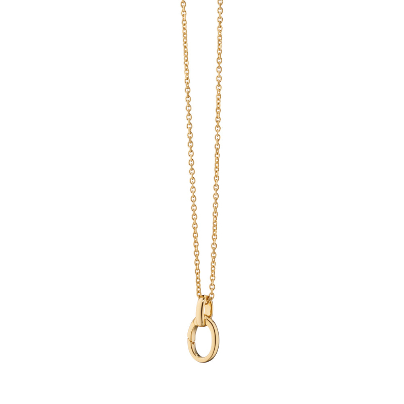 Monica Rich Kosann 18K Yellow Gold Single Enhancer Necklace On Cable Chain