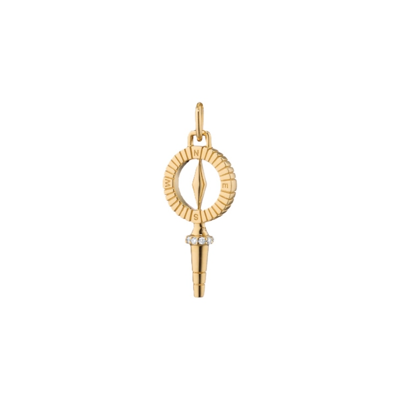 Monica Rich Kosann 18K Yellow Gold Adventure Mini 