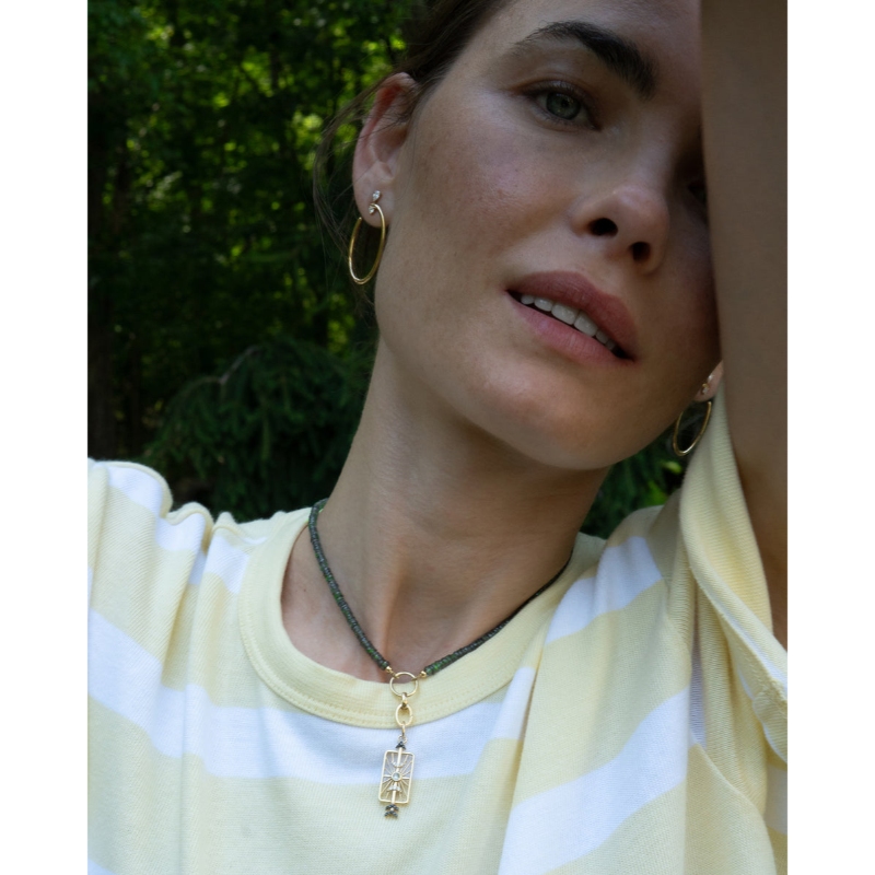 Monica Rich Kosann 18K Yellow Gold Sun, Moon and Stars 