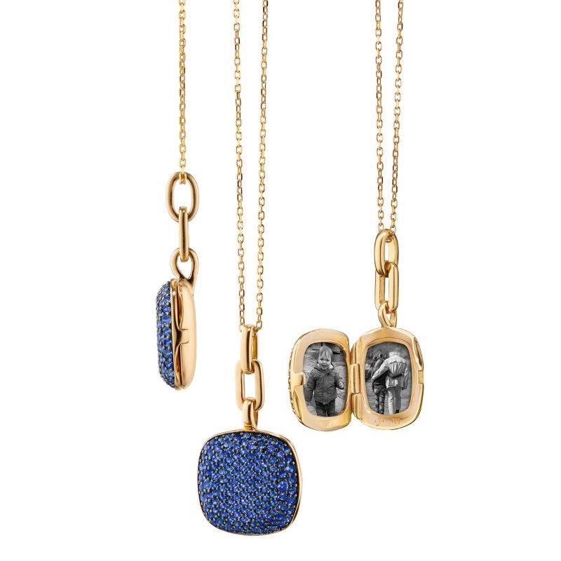Monica Rich Kosann 18K Yellow Gold Slim Locket "Rae" Enhancer
