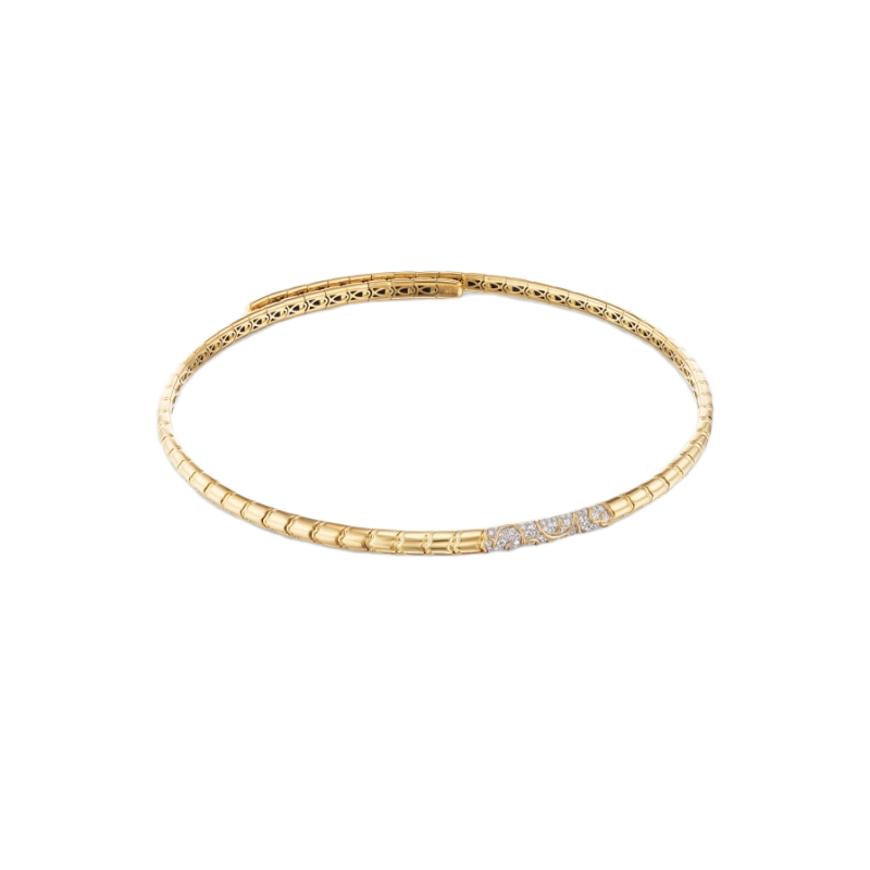 18K Yellow Gold Ondine Collar Necklace