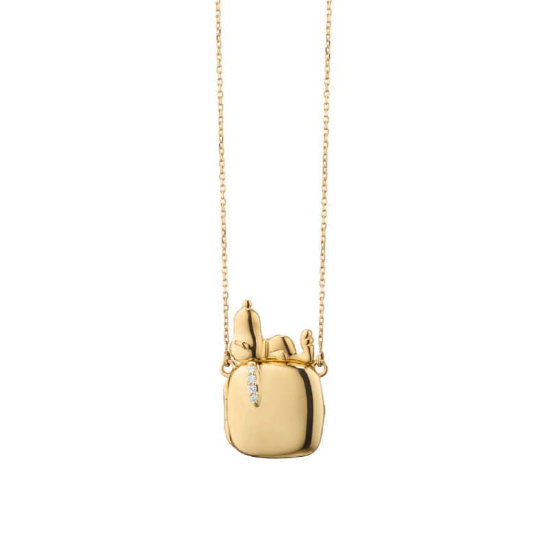 Monica Rich Kosann Peanuts&reg; X Mrk "Viv" And Snoopy Locket Pendant Necklace