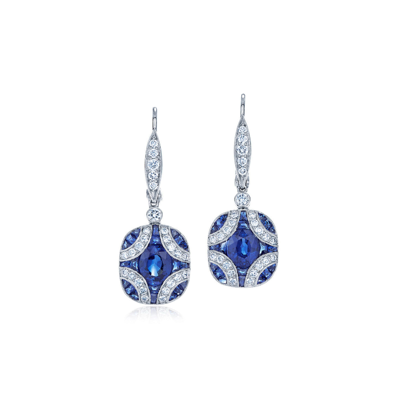 Kwiat The Argyle Collection Geometric Drop Earrings