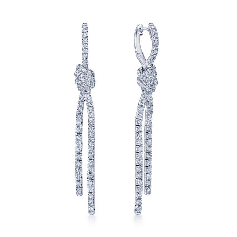 Kwiat Entwine Linear Earrings