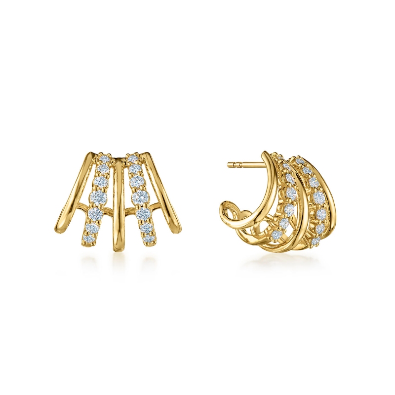 Kwiat Lyric Alternating Earrings