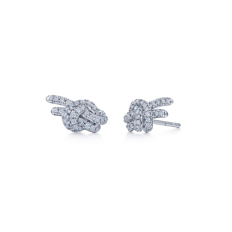 Kwiat Entwine Petite Stud Earrings