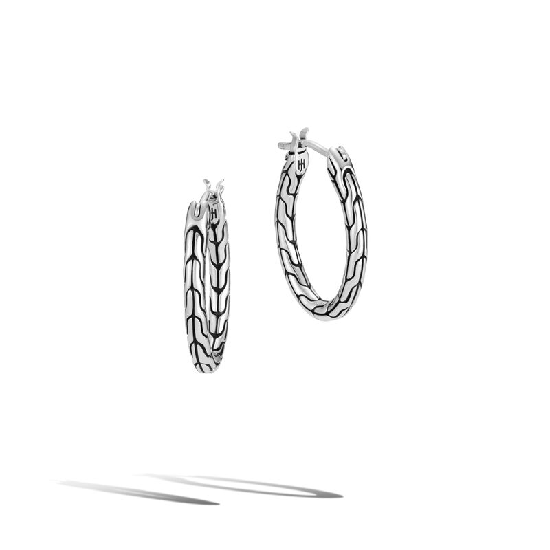 Classic Chain Small Oval Hoop Earrings