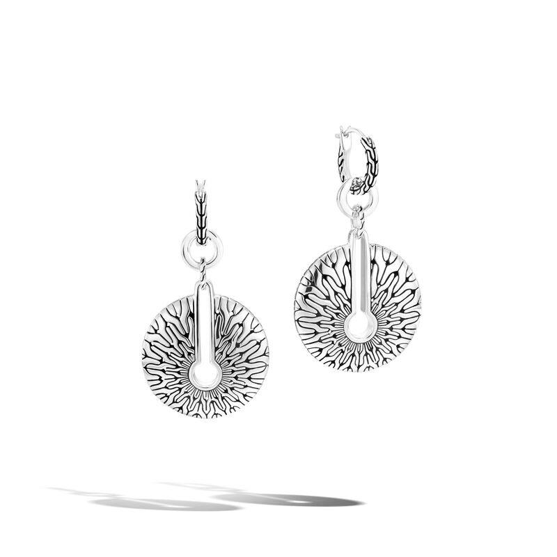 Sterling Silver Classic Chain Transformable Drop Earrings