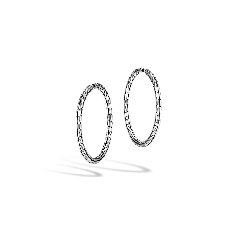 Classic Chain Medium Hoop Earrings