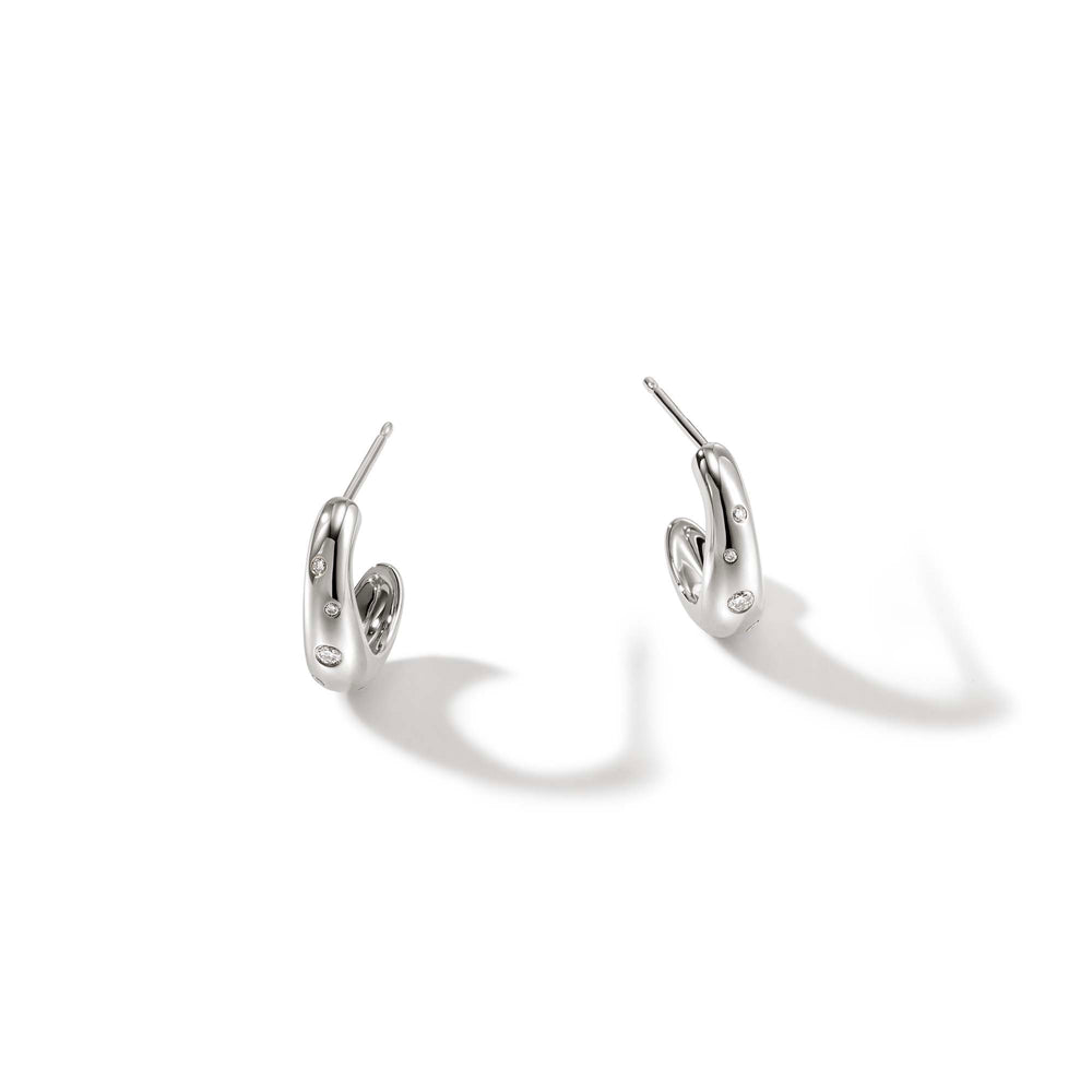 Surf Small J Hoop Earrings