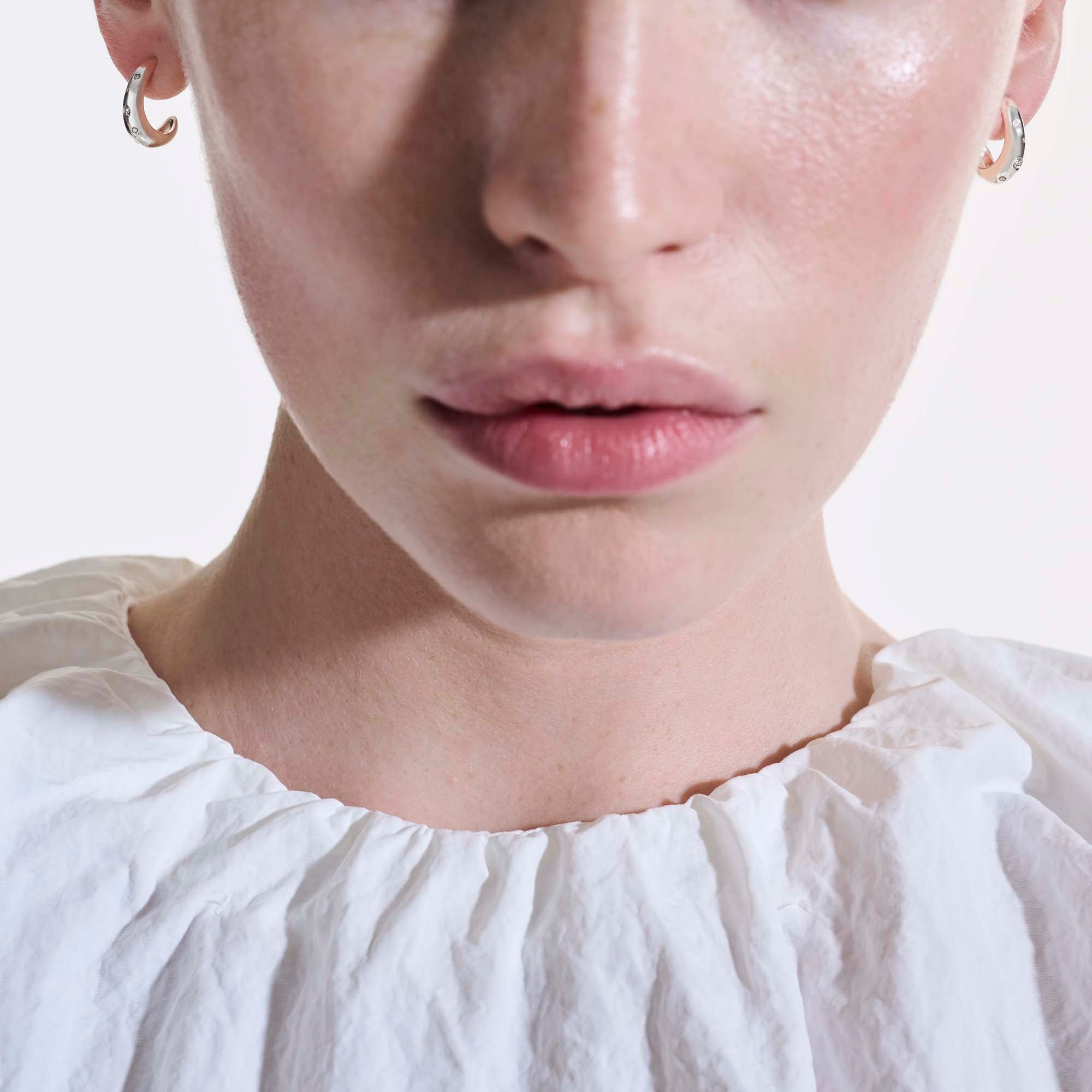 Surf Small J Hoop Earrings