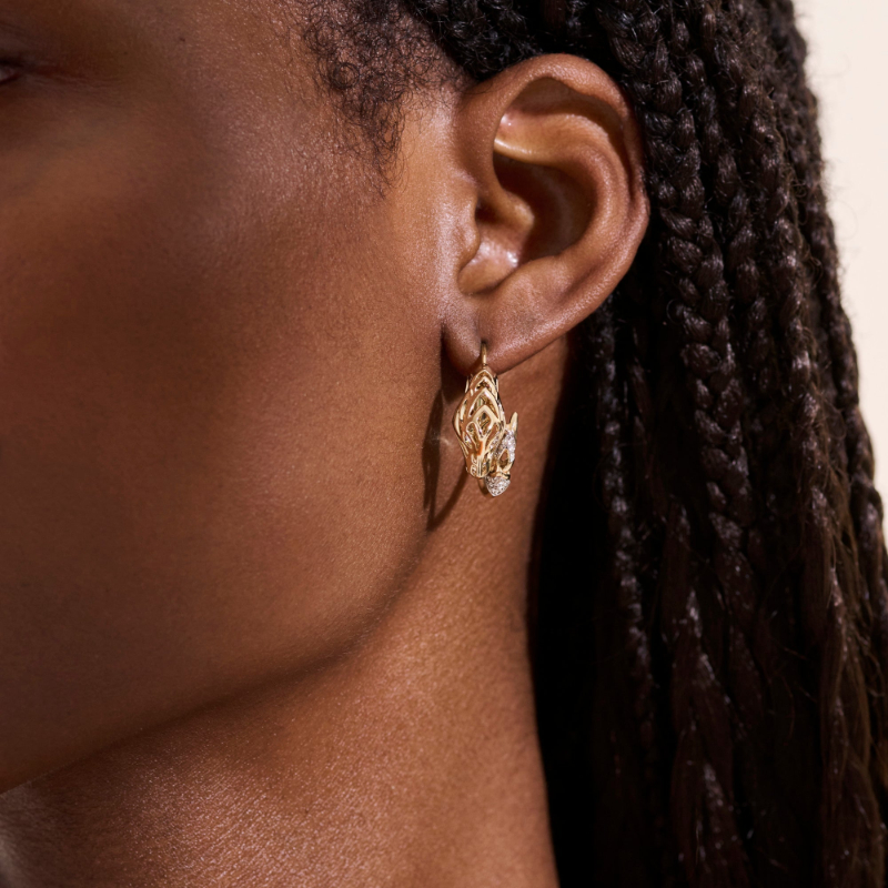 Naga Hoop Earring