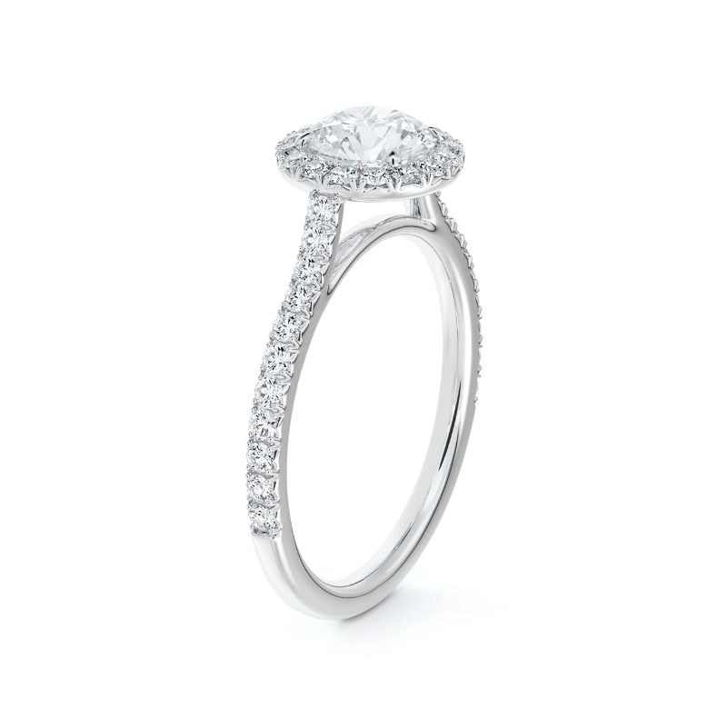 Forevermark Platinum Center Of My Universe Diamond Halo Ring