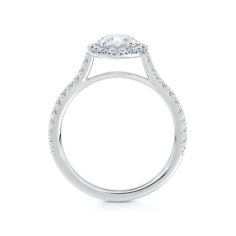 Forevermark Platinum Center Of My Universe Diamond Halo Ring