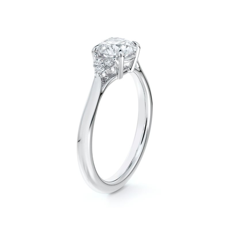 Forevermark Platinum Triple Accent Diamond Ring