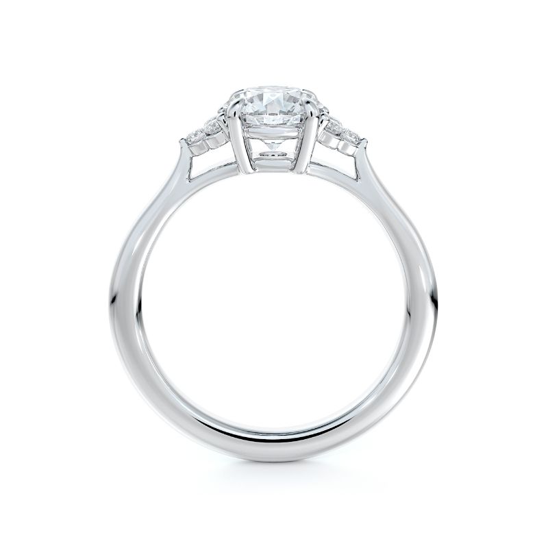 Forevermark Platinum Triple Accent Diamond Ring