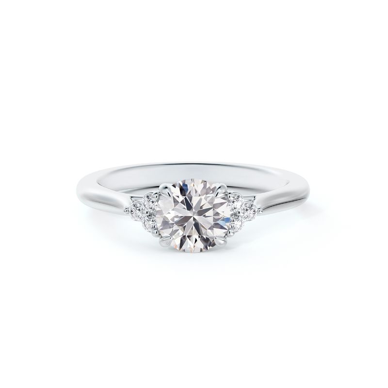 Forevermark Platinum Triple Accent Diamond Ring