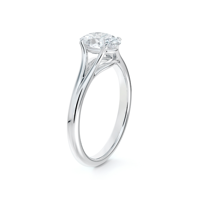 Forevermark 18K Yellow Gold Unity Diamond Solitaire Ring