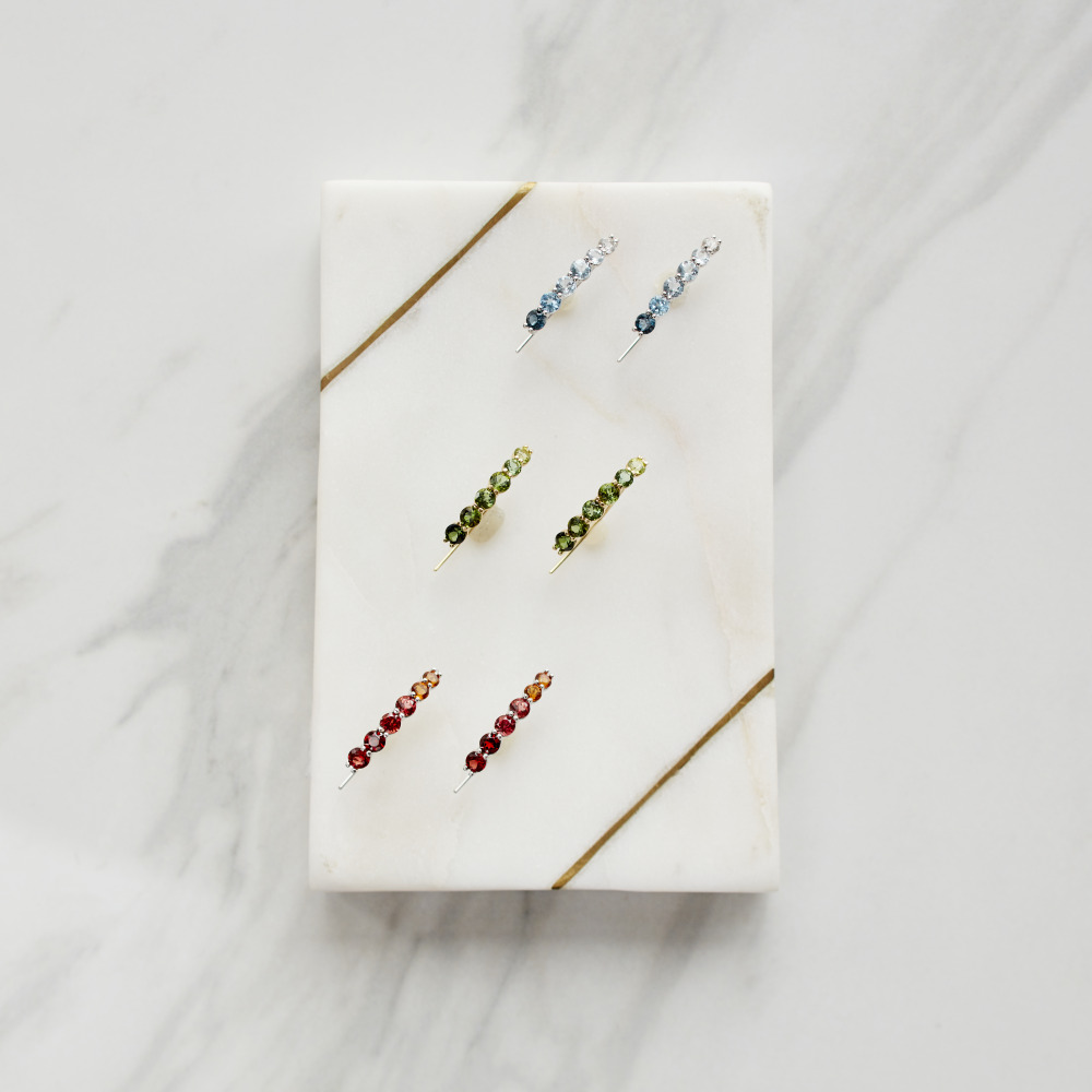 Ombre Threader Earrings