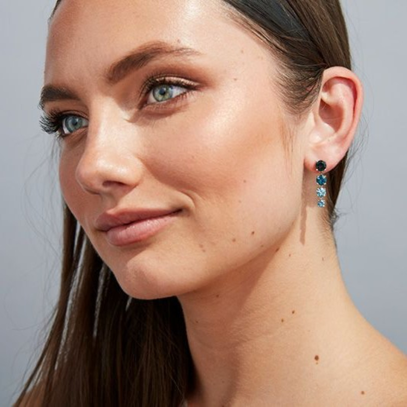 Fallon B. Olive Drop Earrings